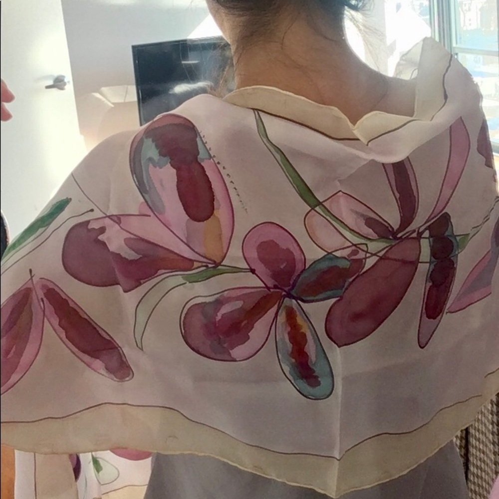 HOST PICK! Silk scarf hand made